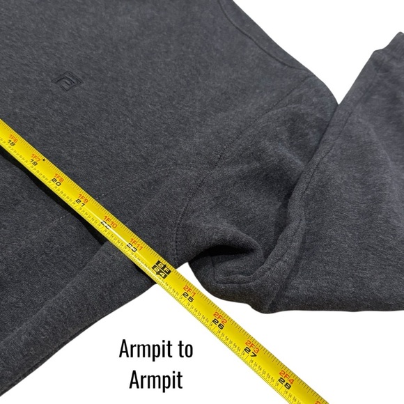 Fila Gray Fleece Crewneck Pullover Comfy Athletic Tennis Soccer Size L - Picture 6 of 7